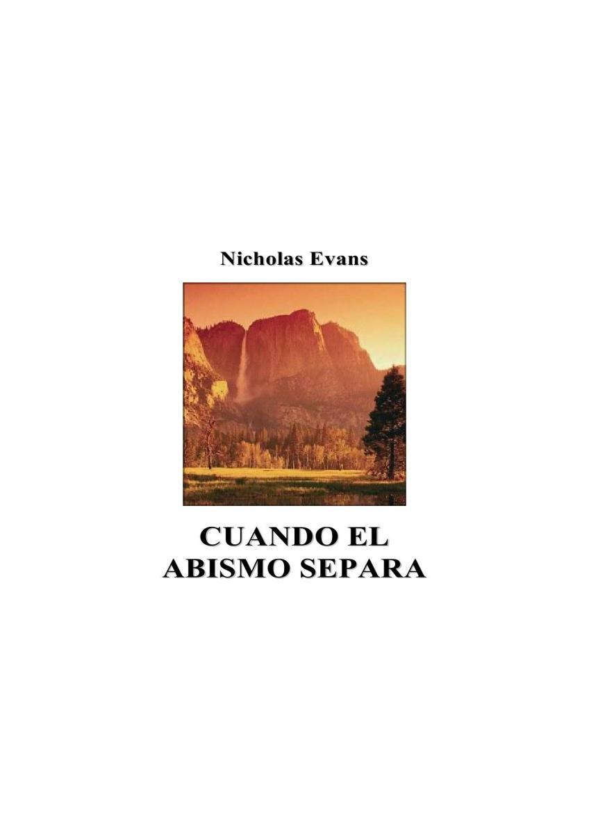 Portada de Cuando el abismo separa